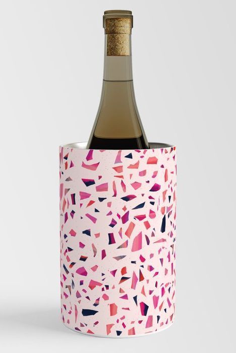 Pink Terrazzo Wine Chiller