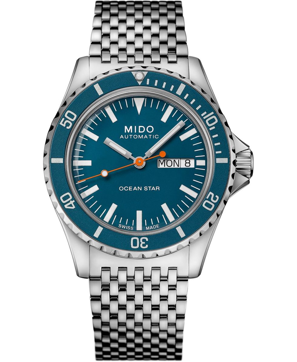 Men’s Swiss Automatic Ocean Star Tribute 75th Anniversary Stainless Steel Bracelet Watch 41mm