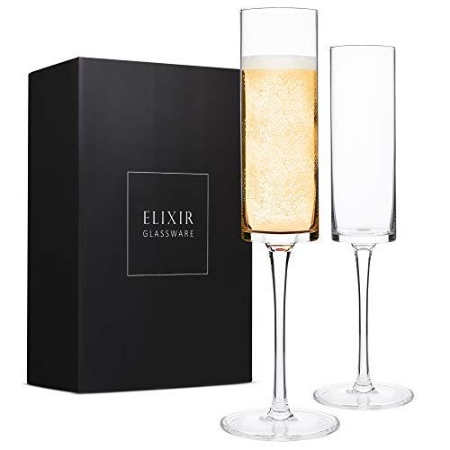 Elixir Glassware Edge Champagne Glass (Set of 2)