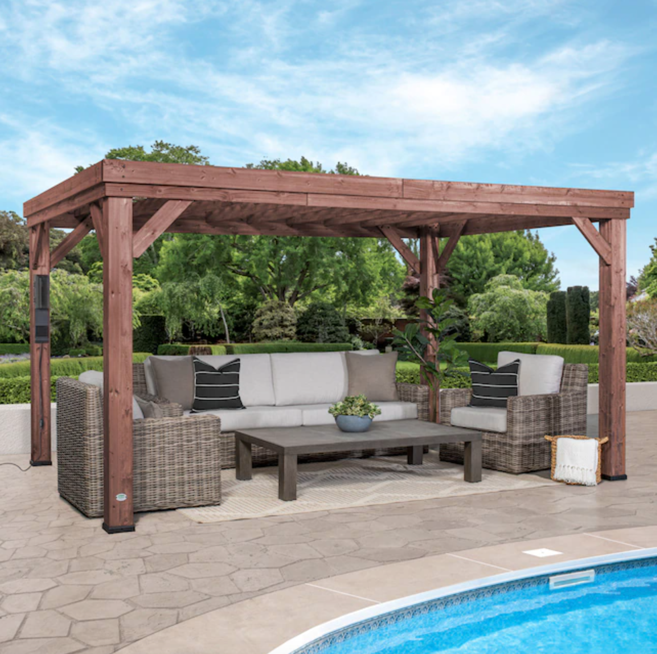 Freestanding Wooden Pergola