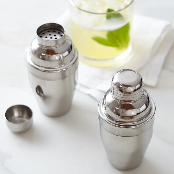 Williams Sonoma Stainless-Steel Cocktail Shaker 8 oz.