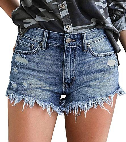 Dusty Denim Shorts (Womens) - Tiny People