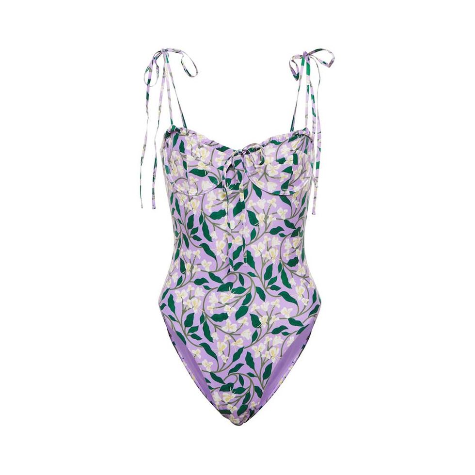 Ébano Floral-Print Recycled Swimsuit