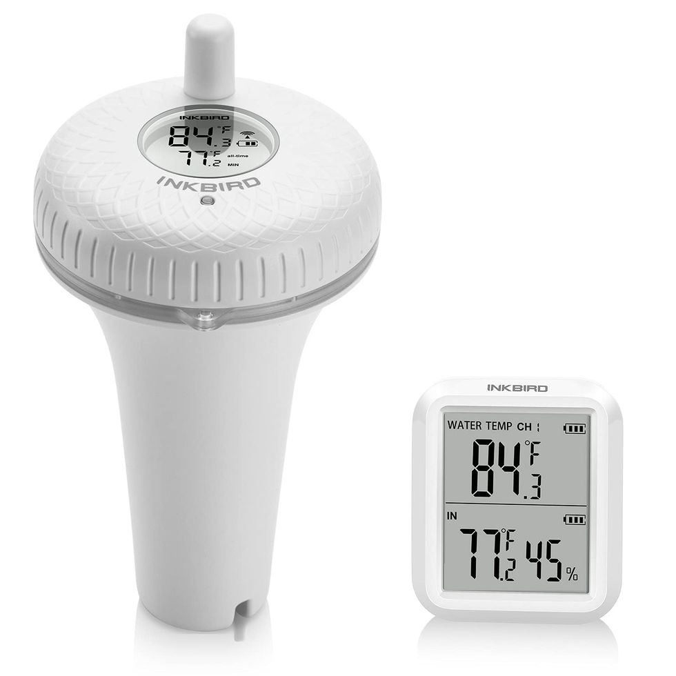 Mini Digital Thermometer Solar LCD Display Water Temperature