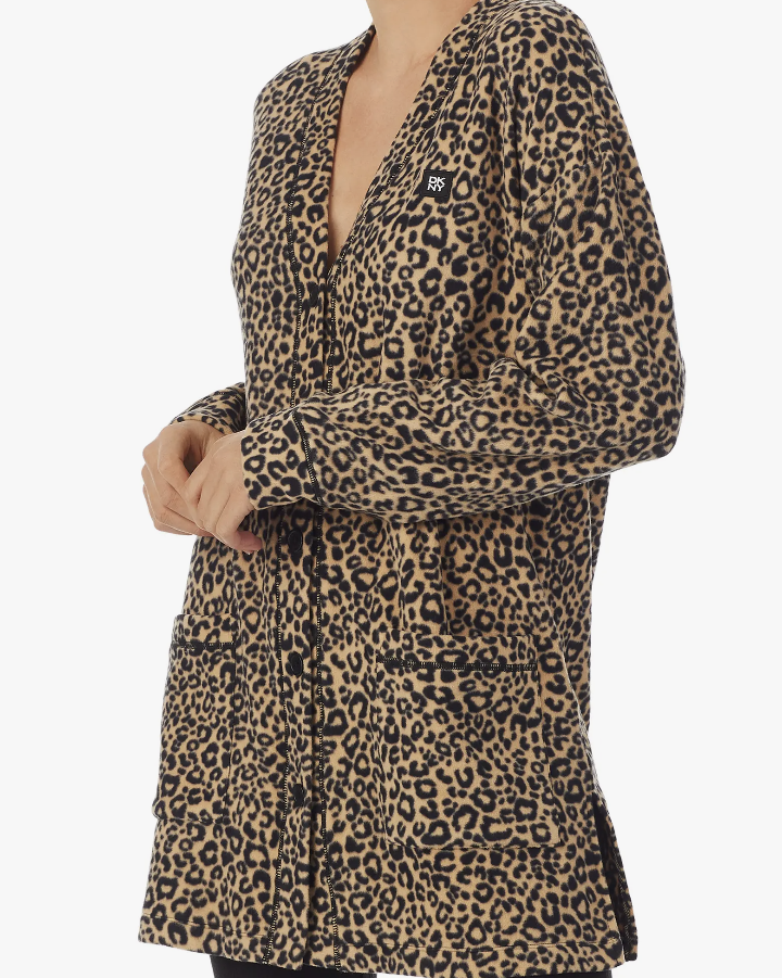 DKNY Leopard Cardigan 