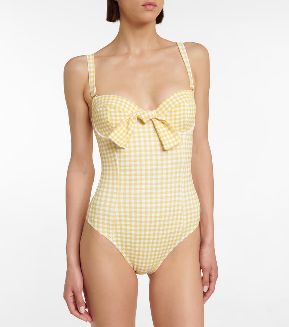 Exclusive to Mytheresa – Clara gingham swimsuit