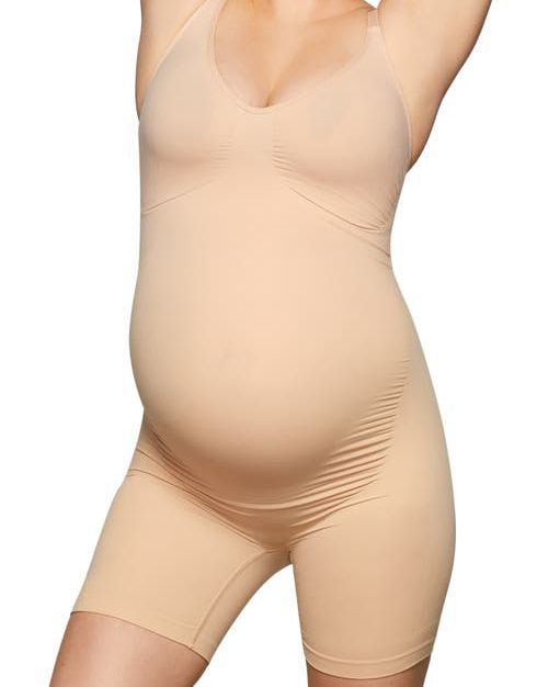 Maternity Mid-Thigh Sculpting Bodysuit