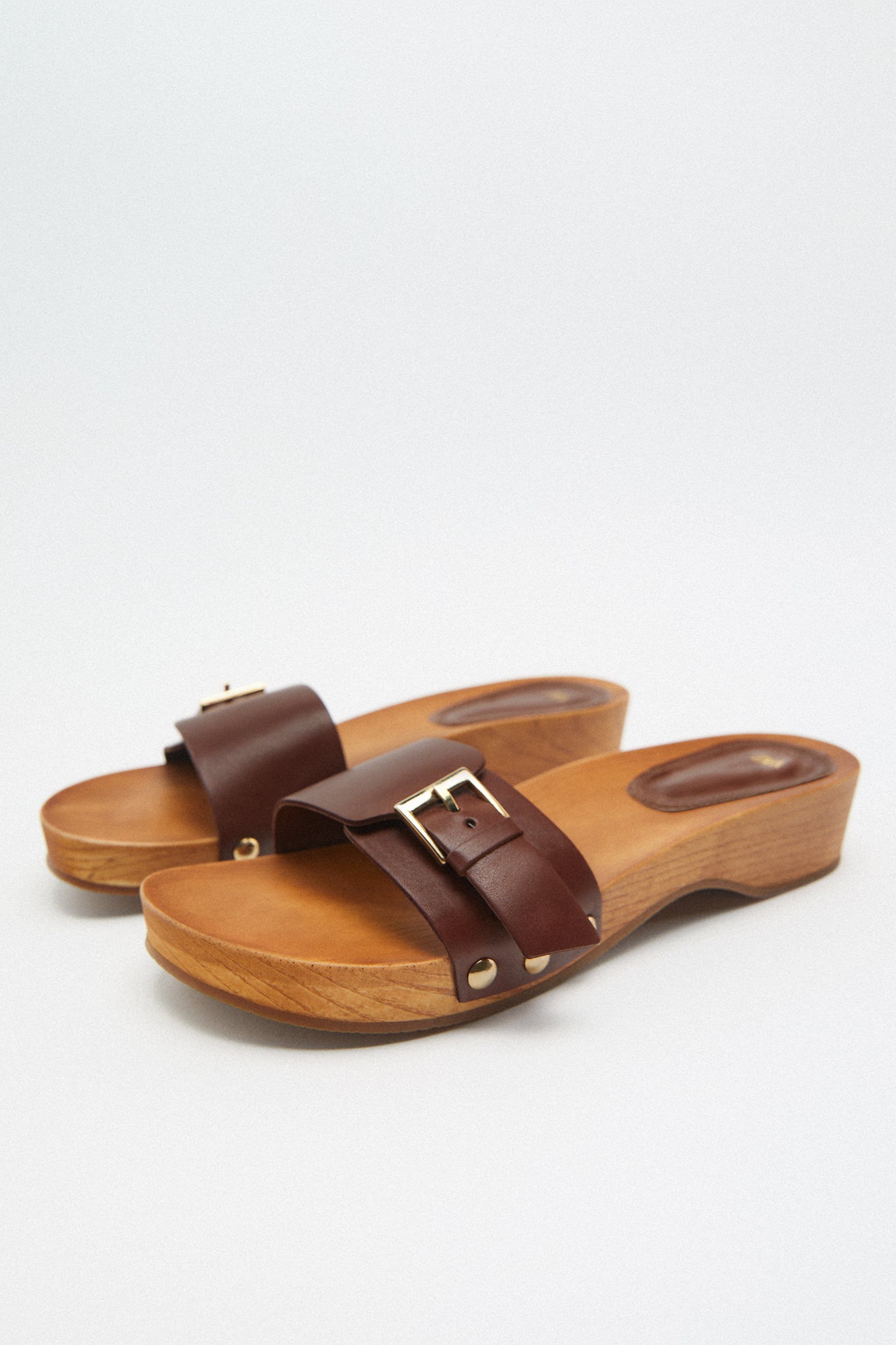 Chanclas de online madera