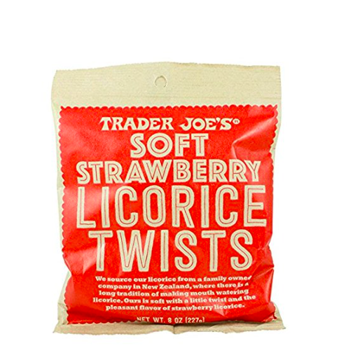 Soft Strawberry Licorice Twists, 5 Pack
