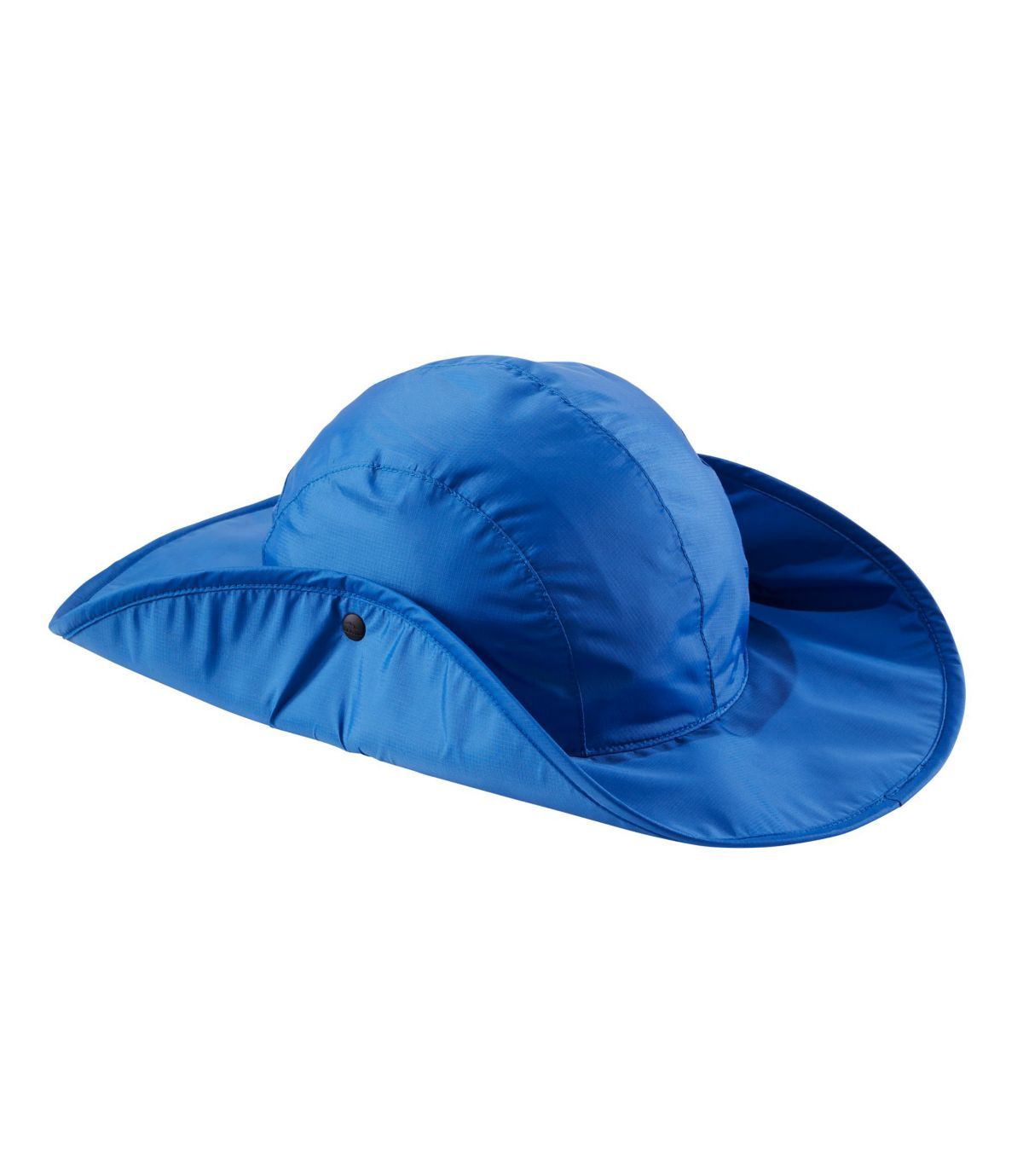 Ladies Smart Brown Waterproof Waxed Hat with Wide Brim & High Pleated ...