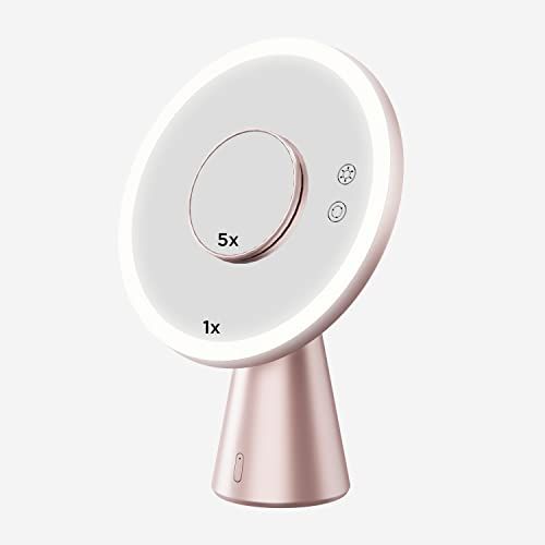 Makeup Mirror with Light and Bluetooth Speaker