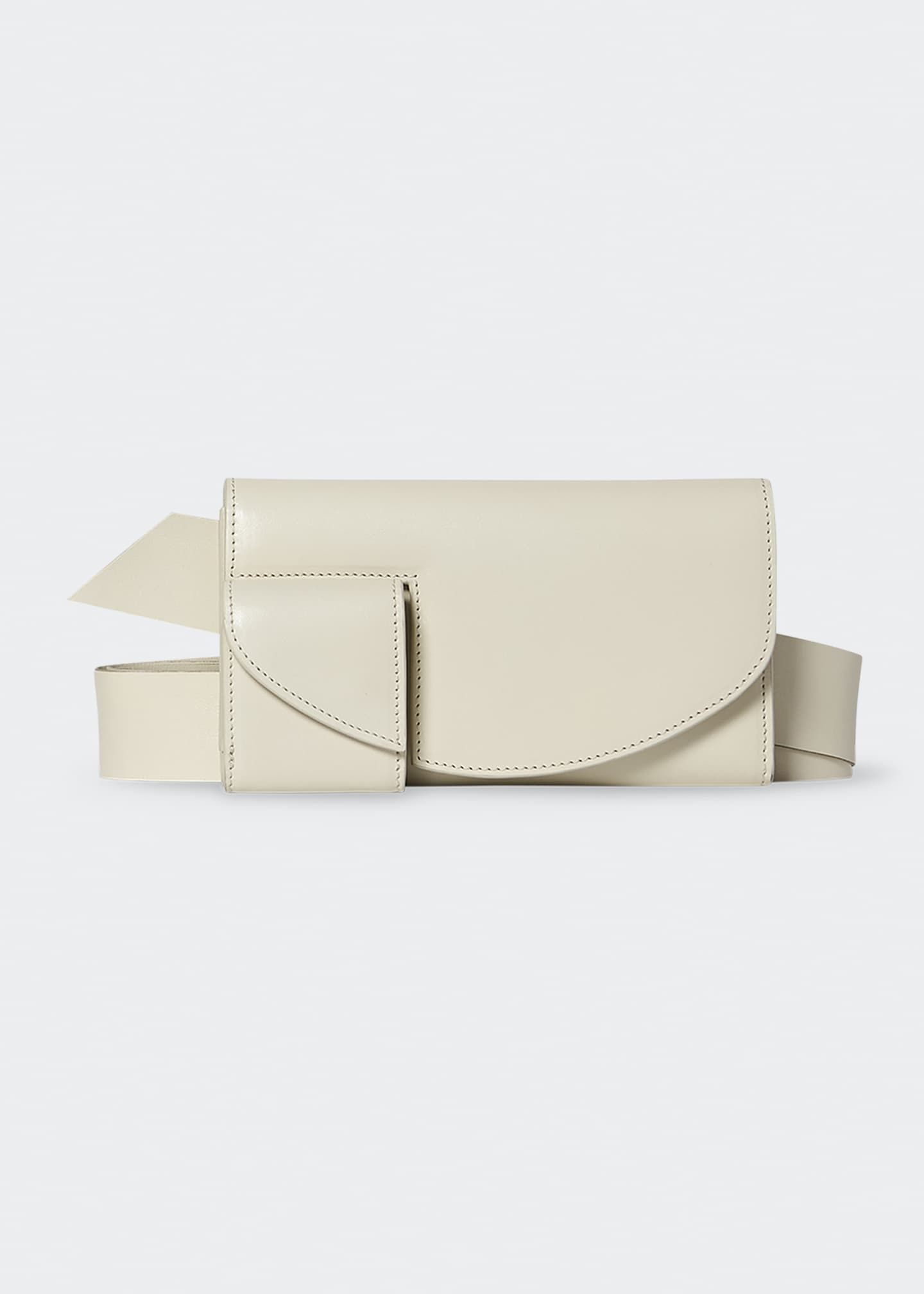 Horizontal Belt Bag in Calf Leather