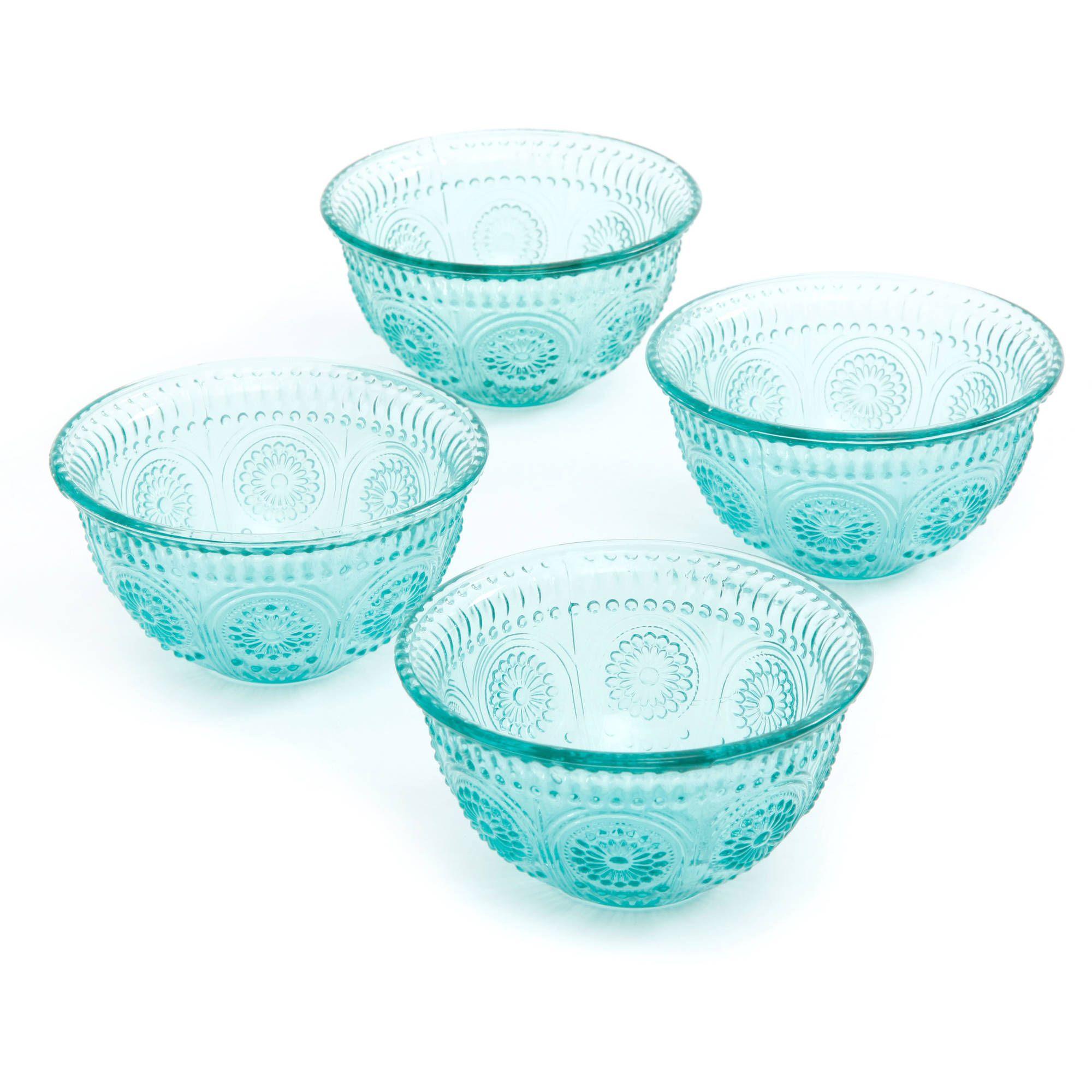 Embossed Glass Bowls