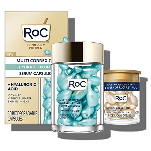 RoC Hydrate+ Plump Serum Capsules and Retinol Capsules