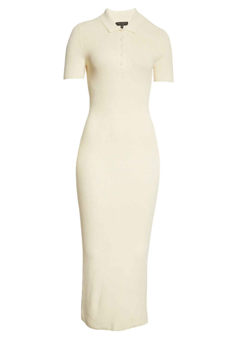 Amy Ribbed Polo Dress
