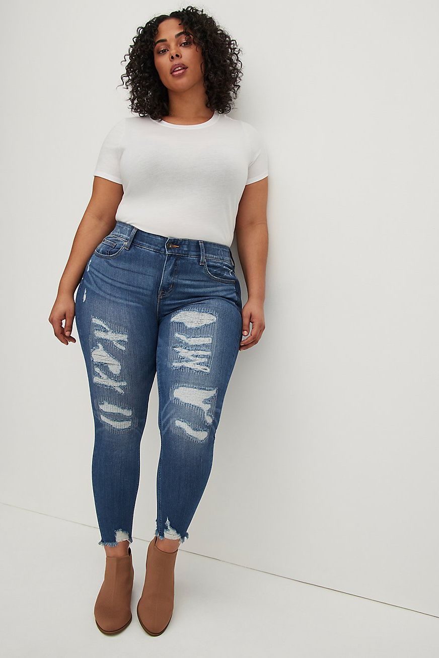 Plus Size Jeans, Curve Mom & Ripped Jeans