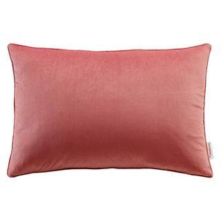 Enhance Blossom Lumbar Velvet Throw Pillow