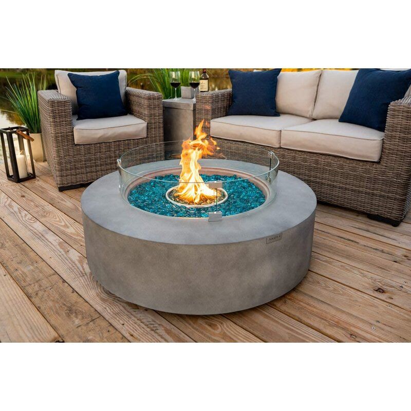 Concrete Fire Pit Table