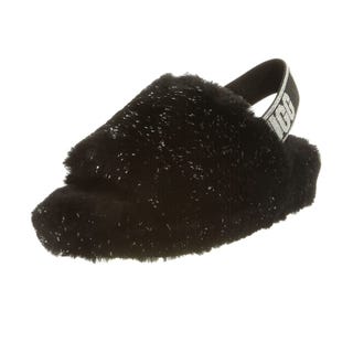 Fluff Yeah Metallic Sparkle Slippers