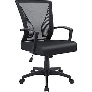 Back Swivel Lumbar Support Desk Chair