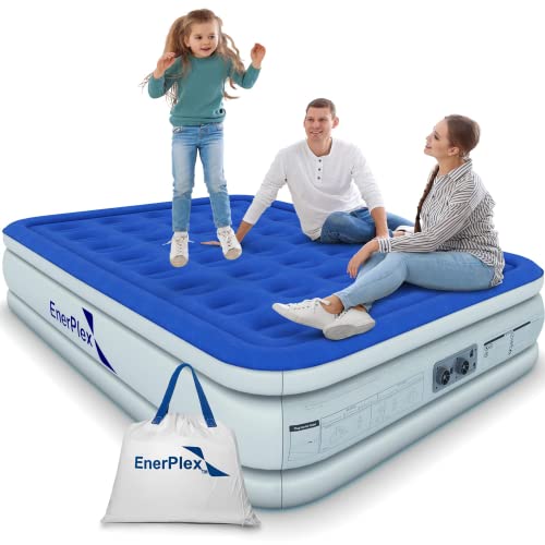 Queen 16" Air Mattress with Built-in Pump