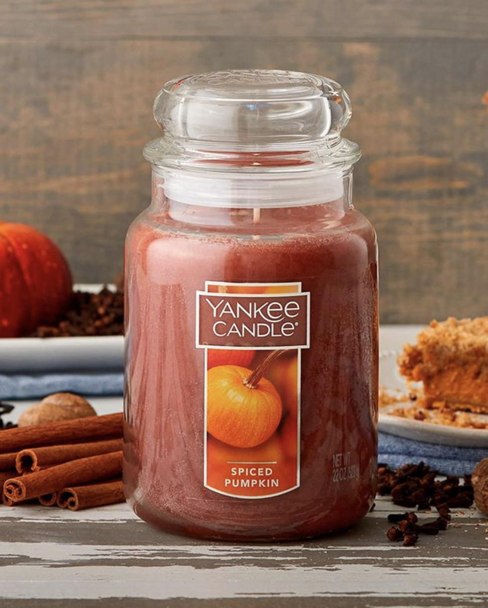 Yankee Candle Spiced Pumpkin Candle