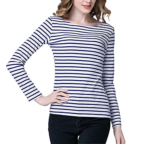Women's Blue Striped Shirt