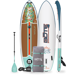 Bote Wulf Inflatable Stand Up Paddle Board with Paddle