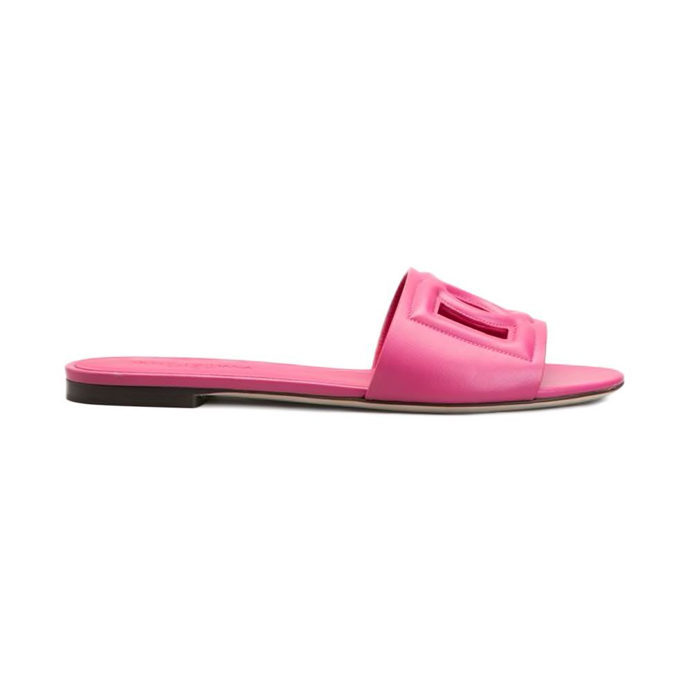 Cutout DG Flat Slide Sandals