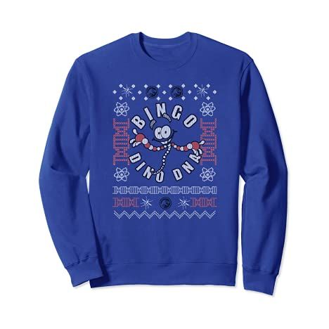 Christmas Dino DNA Ugly Sweater Sweatshirt