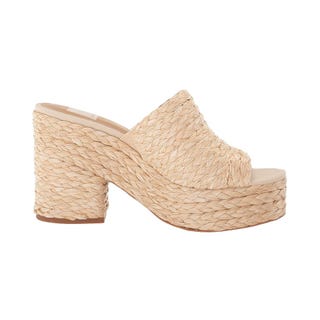 Natural Raffia Elora Platforms