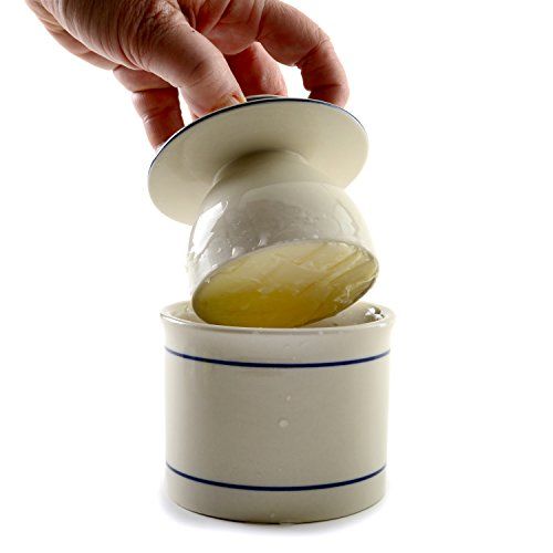 Norpro Glazed Stoneware Butter Keeper