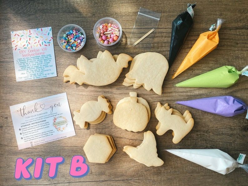 Halloween Cookie Decorating Kit, Party Favors