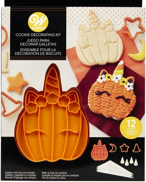 Unicorn Pumpkin Cookie Decorating Kit