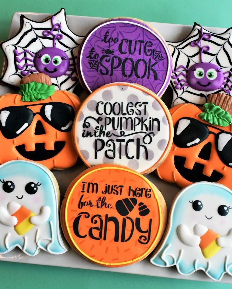 Cute Halloween Cookie Decorating Kit