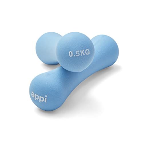 YORK Blue Pair Mini Hand Weights 0.5kg 