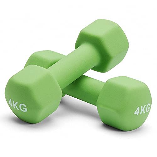 perfectbot Neoprene Dumbbells with Neoprene Coated for Non-Slip Grip Dumbbell Combination Toning Strength Building Weight Loss for Home Gym Fitness Pair 