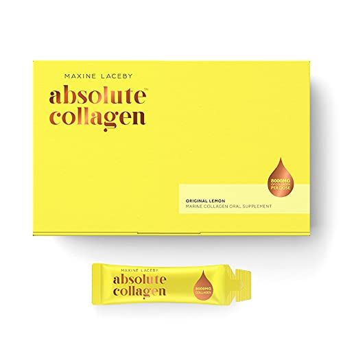 Absolute Collagen Marine Liquid Collagen Supplement for Women - Higher Absorption Than Tablets or Powder - 14 x 8000 mg Collagen Sachets per Box