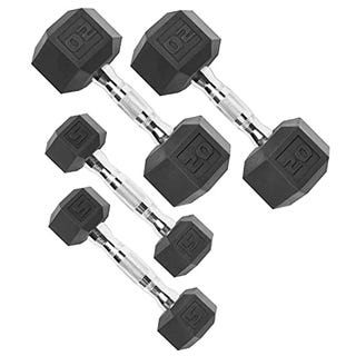 CAP Coated Hex Dumbbells, 5x2 20x2 CAP Coated Hex Dumbbells, 5x2 20x2