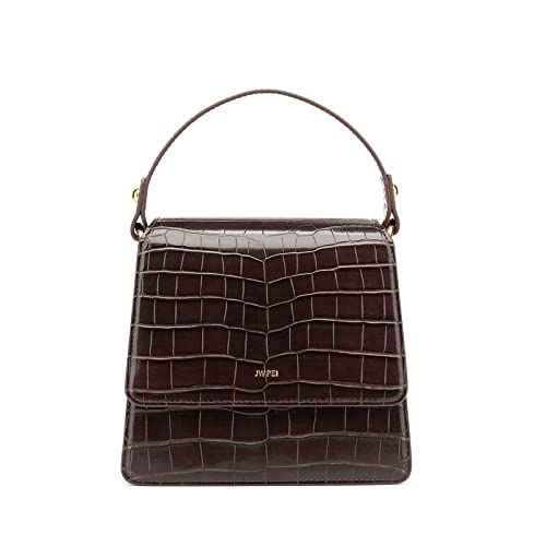2023 Iconic LP Gigi Hadid L19 Top Layer Crocodile Patterned Cowhide Box Bag  Leather Lunch Box Bag Crossbody Shoulder Handle Bag