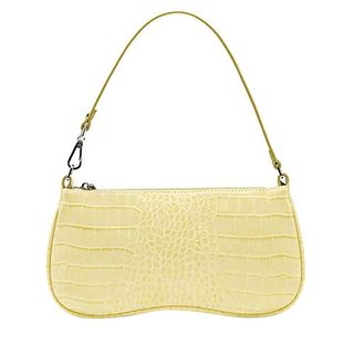 Eva Shoulder Handbag - Light Yellow