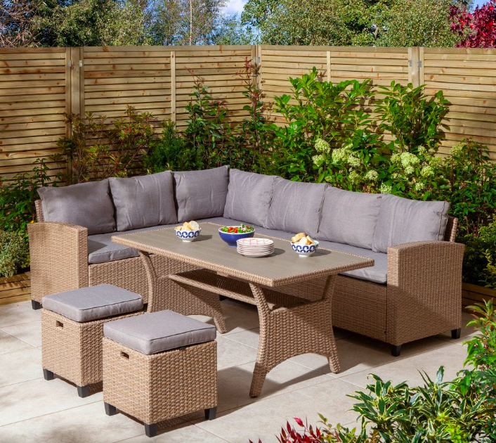 garden mini corner sofa set