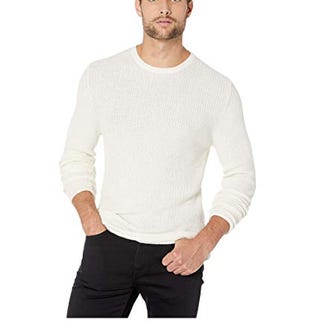 Billy Reid Cotton Cashmere Mini Waffle Crew Sweater Billy Reid Cotton Cashmere Mini Waffle Crew Sweater