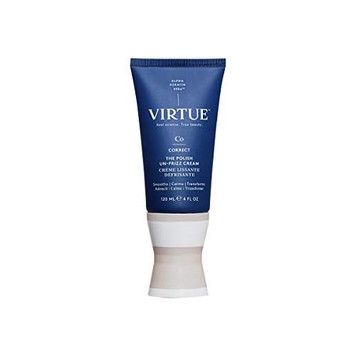 VIRTUE Un-Frizz Cream 4 FL OZ | Alpha Keratin Eliminates Frizz | Sulfate Free, Paraben Free, Color Safe, Vegan