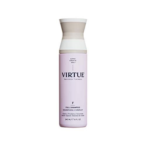 VIRTUE Full Shampoo 8 FL OZ | Alpha Keratin Thickens, Volumizes Hair | Sulfate Free, Paraben Free, Color Safe, Vegan