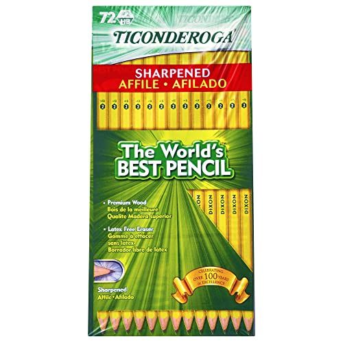 Ticonderoga #2 Pencils, 72 Count