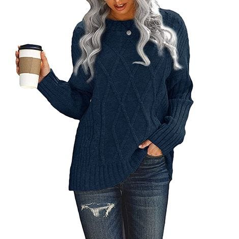Navy Sweater