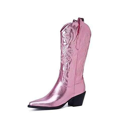 Pink Western Cowboy Boots 