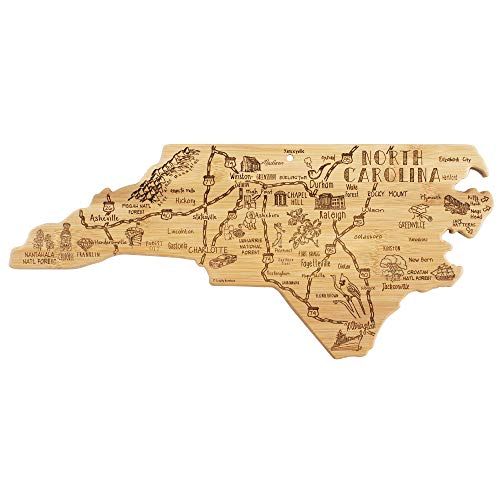 North Carolina State-Shaped Cutting Board