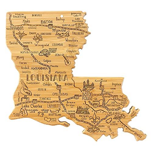 Louisiana State-Shaped Cutting Board